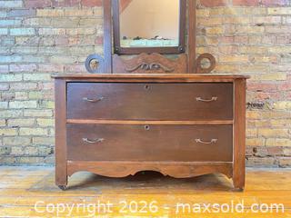 MaxSold Auction: VICTORIAN PINE DRESSER WITH MIRROR BACK 19TH CENTURY - Toronto (Ontario, Canada) PARTNER MANAGED Moving Online Auction - Brunswick Avenue