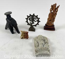MaxSold Auction: VINTAGE CARVING SCULPTURES AND BRONZE SHIVA - Toronto (Ontario, Canada) PARTNER MANAGED Moving Online Auction - Brunswick Avenue
