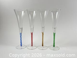 MaxSold Auction: VINTAGE ROSCHER AND CO HANDBLOWN CHAMPAGNE FLUTES IN BOX - Toronto (Ontario, Canada) PARTNER MANAGED Moving Online Auction - Brunswick Avenue