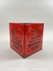 MaxSold Auction: VINTAGE WERNLI PAINTED TIN BISCUIT BOX ART DECO - Toronto (Ontario, Canada) PARTNER MANAGED Moving Online Auction - Brunswick Avenue