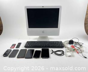 MaxSold Auction: Y2K TECHNOLOGY LOT APPLE, NOKIA, LG COMPUTER AND PHONES - Toronto (Ontario, Canada) PARTNER MANAGED Moving Online Auction - Brunswick Avenue