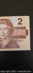MaxSold Auction: 1986 Canadian $2 bill - Ottawa (Ontario, Canada) SELLER MANAGED Downsizing Online Auction - Seabrooke Drive