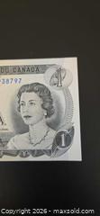 MaxSold Auction: One Canadian dollar bill 1973 near mint condition - Ottawa (Ontario, Canada) SELLER MANAGED Downsizing Online Auction - Seabrooke Drive