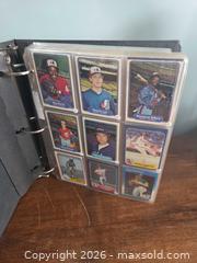 MaxSold Auction: Random baseball card binder 1982 1986 1987 89 90 91 92 Fleer cards - Ottawa (Ontario, Canada) SELLER MANAGED Downsizing Online Auction - Seabrooke Drive