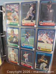 MaxSold Auction: Random baseball card binder 1982 1986 1987 89 90 91 92 Fleer cards - Ottawa (Ontario, Canada) SELLER MANAGED Downsizing Online Auction - Seabrooke Drive