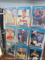 MaxSold Auction: Random baseball card binder 1982 1986 1987 89 90 91 92 Fleer cards - Ottawa (Ontario, Canada) SELLER MANAGED Downsizing Online Auction - Seabrooke Drive