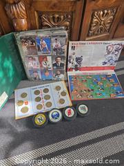 MaxSold Auction: Random hockey card coin Puck and pin collection - Ottawa (Ontario, Canada) SELLER MANAGED Downsizing Online Auction - Seabrooke Drive