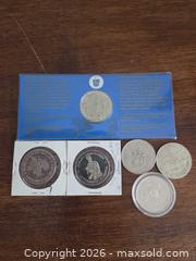 MaxSold Auction: Six commemorative token/coins - Ottawa (Ontario, Canada) SELLER MANAGED Downsizing Online Auction - Seabrooke Drive