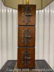 MaxSold Auction: Decorative Wood Lamp (with lampshade) - Toronto (Ontario, Canada) SELLER MANAGED Estate Sale Online Auction - Kennedy Road (STORAGE)