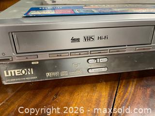 MaxSold Auction: LITEON DVD and VCR Recorder with Manual - Toronto (Ontario, Canada) SELLER MANAGED Estate Sale Online Auction - Kennedy Road (STORAGE)