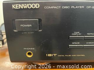 MaxSold Auction: Vintage Kenwood DP-2060 Compact Disc Player - Toronto (Ontario, Canada) SELLER MANAGED Estate Sale Online Auction - Kennedy Road (STORAGE)