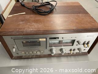 MaxSold Auction: Vintage Kenwood KX-1030 Stereo Cassette Deck - Toronto (Ontario, Canada) SELLER MANAGED Estate Sale Online Auction - Kennedy Road (STORAGE)