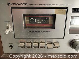 MaxSold Auction: Vintage Kenwood KX-1030 Stereo Cassette Deck - Toronto (Ontario, Canada) SELLER MANAGED Estate Sale Online Auction - Kennedy Road (STORAGE)