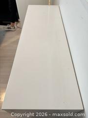MaxSold Auction: 49in White High-Gloss Desk / Console Table with Drawer - Delta (British Columbia, Canada) SELLER MANAGED Estate Sale Online Auction -  55b Street