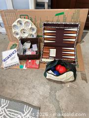 MaxSold Auction: Assorted board & card game lot with bocce set - Delta (British Columbia, Canada) SELLER MANAGED Estate Sale Online Auction -  55b Street