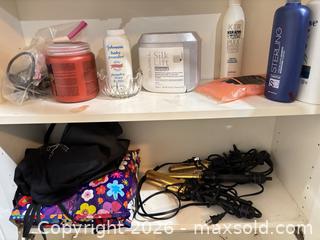 MaxSold Auction: Hair Styling & Salon Supplies Lot — Mixed Small Tools & Bottles - Delta (British Columbia, Canada) SELLER MANAGED Estate Sale Online Auction -  55b Street