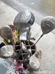 MaxSold Auction: Lot: Golf Clubs with Bag, Golf Shoes, Accessories, Fishing Gear - Delta (British Columbia, Canada) SELLER MANAGED Estate Sale Online Auction -  55b Street
