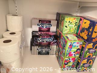 MaxSold Auction: Lot of Kleenex, Scotties Facial Tissues & Toilet Paper - Delta (British Columbia, Canada) SELLER MANAGED Estate Sale Online Auction -  55b Street
