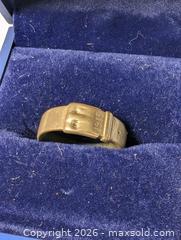 MaxSold Auction: 1915 World War 1 Trench Art Belt Buckel Ring - South Frontenac (Ontario, Canada) SELLER MANAGED Downsizing Online Auction - Battersea Road