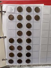 MaxSold Auction: 350+ Pennies Collection in Binder US Coins  - South Frontenac (Ontario, Canada) SELLER MANAGED Downsizing Online Auction - Battersea Road