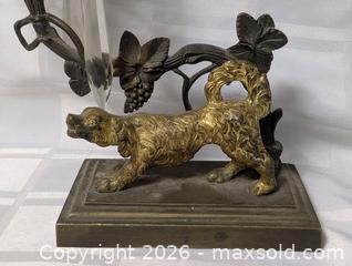MaxSold Auction: Antique Gilted Bronze or Cast iron Lamp - South Frontenac (Ontario, Canada) SELLER MANAGED Downsizing Online Auction - Battersea Road