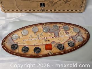 MaxSold Auction: Canada Milennium Coin Set 25 Cents Mint - South Frontenac (Ontario, Canada) SELLER MANAGED Downsizing Online Auction - Battersea Road
