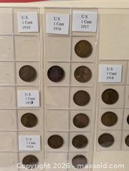 MaxSold Auction: Early Linclon Wheat Cent Collection Book - South Frontenac (Ontario, Canada) SELLER MANAGED Downsizing Online Auction - Battersea Road