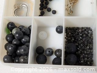 MaxSold Auction: Skull Beads and Jewelry Making kit in plastic devider - South Frontenac (Ontario, Canada) SELLER MANAGED Downsizing Online Auction - Battersea Road