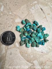 MaxSold Auction: Raw Turquoise pieces - London (Ontario, Canada) SELLER MANAGED Downsizing Online Auction - Marconi Boulevard
