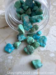 MaxSold Auction: Raw Turquoise pieces - London (Ontario, Canada) SELLER MANAGED Downsizing Online Auction - Marconi Boulevard