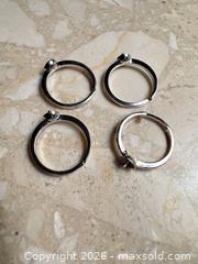 MaxSold Auction: Sterling Silver Adjustable Ring settings - London (Ontario, Canada) SELLER MANAGED Downsizing Online Auction - Marconi Boulevard