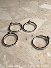 MaxSold Auction: Sterling Silver Adjustable Ring settings - London (Ontario, Canada) SELLER MANAGED Downsizing Online Auction - Marconi Boulevard