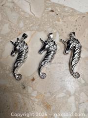 MaxSold Auction: Sterling Silver Unicorn pendant settings - London (Ontario, Canada) SELLER MANAGED Downsizing Online Auction - Marconi Boulevard