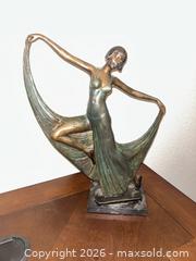 MaxSold Auction: Art Deco Dancer Sculpture - Campbell (California, USA) PARTNER MANAGED Downsizing Online Auction - Roundtree Drive