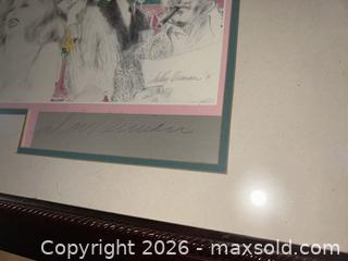 MaxSold Auction: LeRoy Nieman "Polo Lounge" Signed Lithograph - Campbell (California, USA) PARTNER MANAGED Downsizing Online Auction - Roundtree Drive
