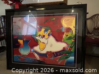 MaxSold Auction: Peter Max "DayDream" - Campbell (California, USA) PARTNER MANAGED Downsizing Online Auction - Roundtree Drive