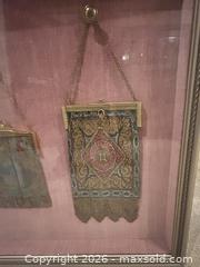 MaxSold Auction: Shadowbox with Antique Mesh Purses - Campbell (California, USA) PARTNER MANAGED Downsizing Online Auction - Roundtree Drive