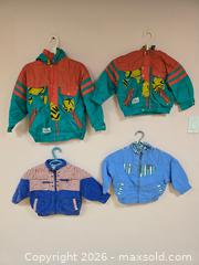 MaxSold Auction: collection of vintage ski and outdoor jackets, predominantly from the 1980s and 1990s.  - Toronto (Ontario, Canada) SELLER MANAGED Reseller Online Auction - Dartmoor Drive