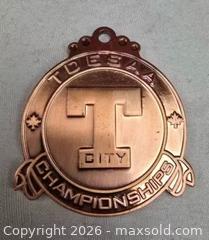 MaxSold Auction: vintage TDESAA City Championships bronze-finish medal,  - Toronto (Ontario, Canada) SELLER MANAGED Reseller Online Auction - Dartmoor Drive
