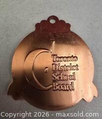 MaxSold Auction: vintage TDESAA City Championships bronze-finish medal,  - Toronto (Ontario, Canada) SELLER MANAGED Reseller Online Auction - Dartmoor Drive