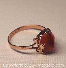 MaxSold Auction: Vintage Gold ring with gemstone - Mississauga (Ontario, Canada) SELLER MANAGED Downsizing Online Auction - Golden Orchard Drive (CONDO)