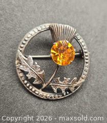 MaxSold Auction: Vintage Silver Brooch - Mississauga (Ontario, Canada) SELLER MANAGED Downsizing Online Auction - Golden Orchard Drive (CONDO)