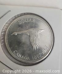 MaxSold Auction: Vintage silver dollar coin 1967 - Mississauga (Ontario, Canada) SELLER MANAGED Downsizing Online Auction - Golden Orchard Drive (CONDO)