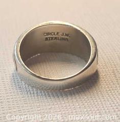 MaxSold Auction: Vintage sterling silver Turquoise & Coral Ring - Mississauga (Ontario, Canada) SELLER MANAGED Downsizing Online Auction - Golden Orchard Drive (CONDO)