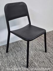 MaxSold Auction: A Solid Black Metal Chair - Oshawa (Ontario, Canada) SELLER MANAGED Commercial Liquidation Online Auction - Bond Street West