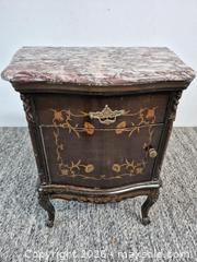 MaxSold Auction: Antique French Louis XV Style Nightstaned - Oshawa (Ontario, Canada) SELLER MANAGED Commercial Liquidation Online Auction - Bond Street West