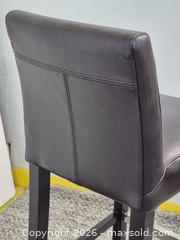 MaxSold Auction: Black Leathered Bar Stool - Oshawa (Ontario, Canada) SELLER MANAGED Commercial Liquidation Online Auction - Bond Street West