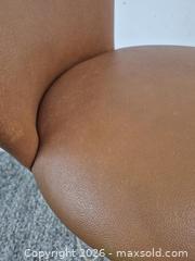 MaxSold Auction: Brown Leather Bar Stool Swivel Bar Stool - Oshawa (Ontario, Canada) SELLER MANAGED Commercial Liquidation Online Auction - Bond Street West