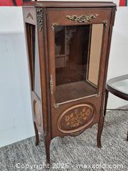MaxSold Auction: French Louis XV-Style Vitrine Display Cabinet - Oshawa (Ontario, Canada) SELLER MANAGED Commercial Liquidation Online Auction - Bond Street West