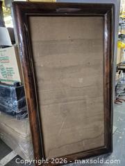 MaxSold Auction: Large Dark Wood Picture Frame - Oshawa (Ontario, Canada) SELLER MANAGED Commercial Liquidation Online Auction - Bond Street West